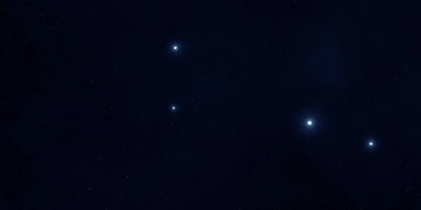 Ilustración Fondo Patrón Estrellas Realistas Espacio Interestelar Profundo Estrellas Planetas — Foto de Stock