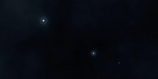 Illustrazione Stelle Realistiche Modello Sfondo Spazio Interstellare Profondo Stelle Pianeti — Foto Stock
