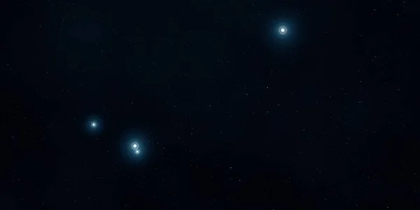 美丽的宇宙天文学背景与星星 — 图库照片