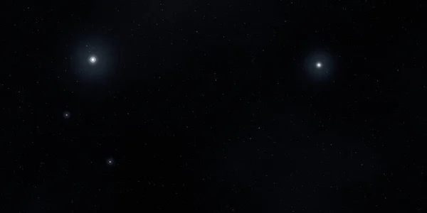 Ilustración Gran Espacio Profundo Estrellas Planetas Lunas Varios Telones Fondo —  Fotos de Stock