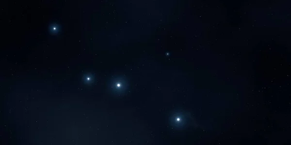 Ilustración Fondo Patrón Estrellas Realistas Espacio Interestelar Profundo Estrellas Planetas —  Fotos de Stock