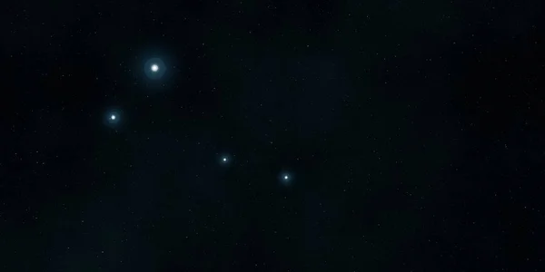 Ilustración Fondo Patrón Estrellas Realistas Espacio Interestelar Profundo Estrellas Planetas — Foto de Stock