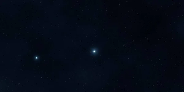 2Dイラスト 現実的な星パターンの背景 深い星間空間 星と惑星様々なSfクリエイティブな背景 宇宙芸術想像上の宇宙の背景 — ストック写真