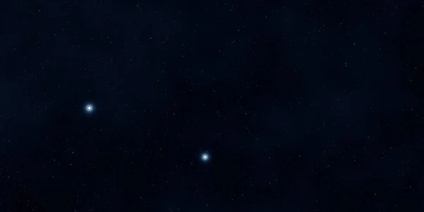 Ilustración Fondo Patrón Estrellas Realistas Espacio Interestelar Profundo Estrellas Planetas — Foto de Stock