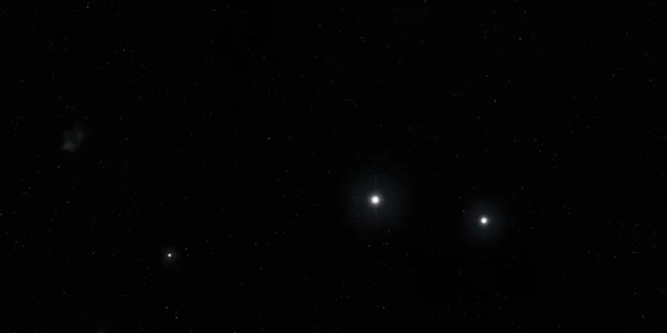 2Dイラスト 現実的な星パターンの背景 深い星間空間 星と惑星様々なSfクリエイティブな背景 宇宙芸術想像上の宇宙の背景 — ストック写真