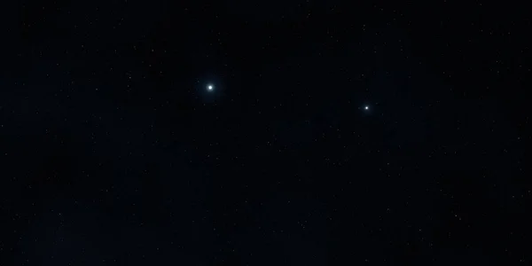 2Dイラスト 現実的な星パターンの背景 深い星間空間 星と惑星様々なSfクリエイティブな背景 宇宙芸術想像上の宇宙の背景 — ストック写真