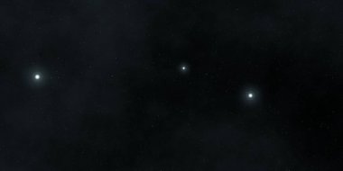 2d illüstrasyon. Gerçekçi yıldızlar desen arka plan. Derin yıldızlararası uzay. Yıldızlar ve gezegenler. Çeşitli bilim kurgu yaratıcı fon. Uzay sanatı. Hayali kozmik fon