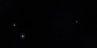 2d illüstrasyon. Gerçekçi yıldızlar desen arka plan. Derin yıldızlararası uzay. Yıldızlar ve gezegenler. Çeşitli bilim kurgu yaratıcı fon. Uzay sanatı. Hayali kozmik fon