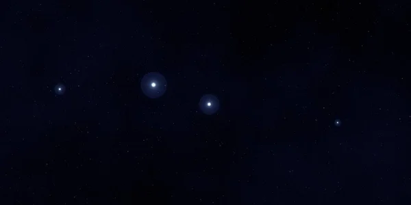 Ilustrace Vzor Realistických Hvězd Hluboký Mezihvězdný Prostor Hvězdy Planety Rozmanitých — Stock fotografie