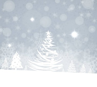 Kar taneli vektör noel arkaplanı