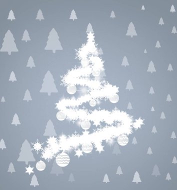 Kar taneli vektör noel arkaplanı