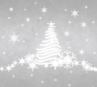 Yılbaşı ağacının vektör çizimi