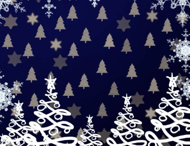 parlak Noel arka plan