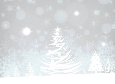 Kar taneli vektör noel arkaplanı