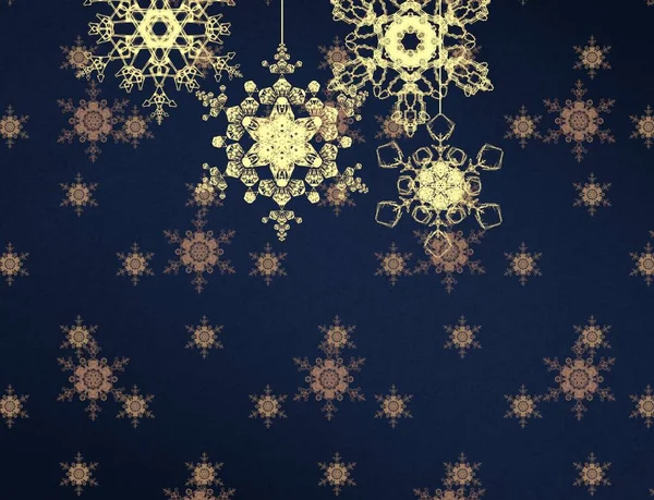 Abstract Seamless Background Snowflakes — Stock Photo, Image