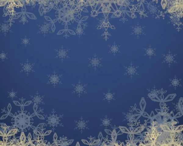 Abstract Seamless Background Snowflakes — Stock Photo, Image