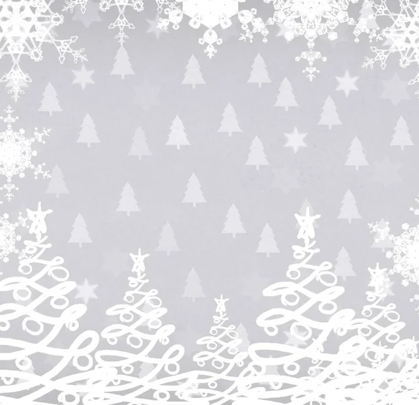 創造的なクリスマスアート 新年のカードの背景 — ストック写真