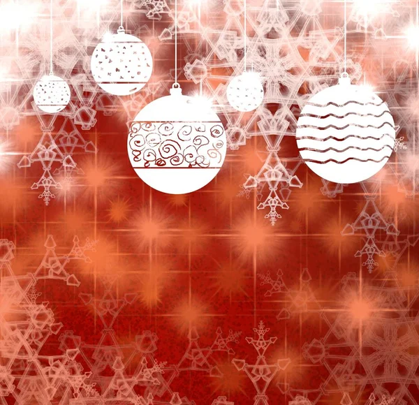 Fondo Abstracto Navidad Banner Año Nuevo —  Fotos de Stock