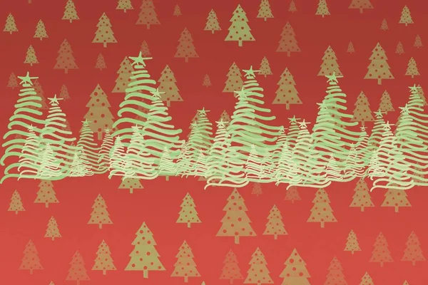Творческий Абстрактный Рождественский Фон Новогодний Баннер — стоковое фото