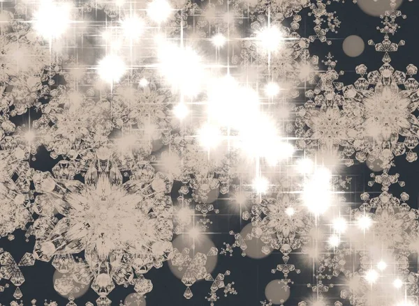 Abstract Christmas Achtergrond Nieuwjaar Winter Banner — Stockfoto