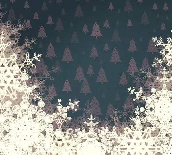 Fondo Abstracto Navidad Año Nuevo Bandera Invierno —  Fotos de Stock