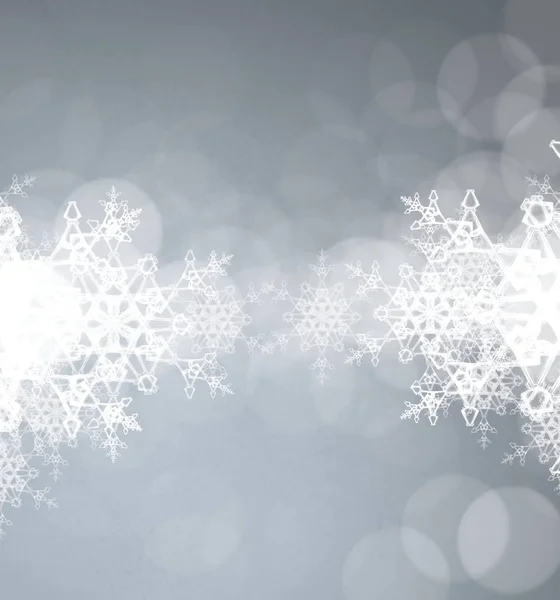雪片と抽象的なシームレスな背景 — ストック写真