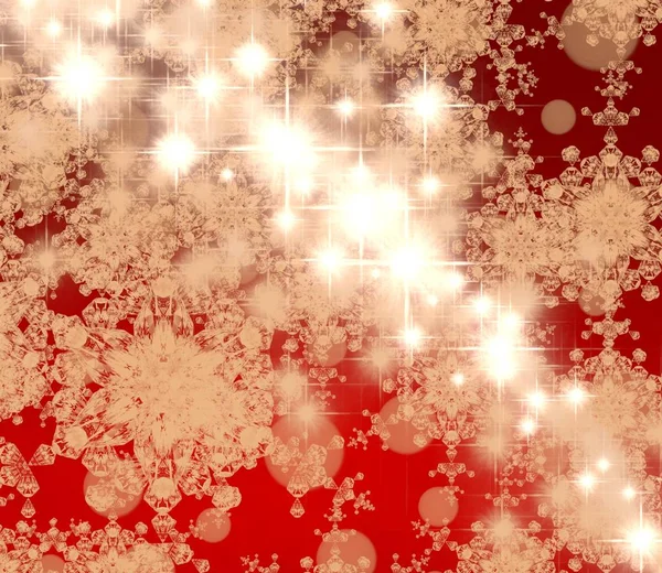 Abstract Christmas Background Snowflakes — Stock Photo, Image