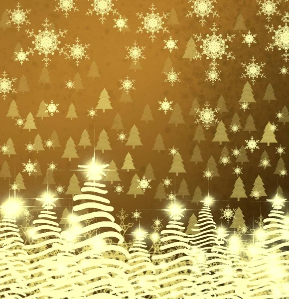 나무와 크리스마스 트리의 — 스톡 사진