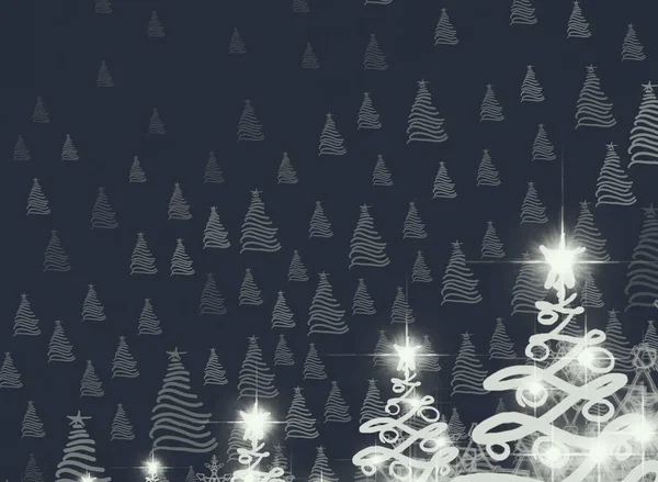 New Year Banner Christmas Art Background — Stock Photo, Image