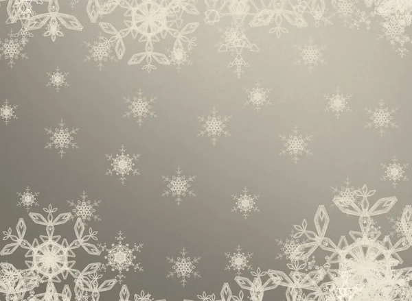 Abstract Seamless Background Snowflakes — Stock Photo, Image