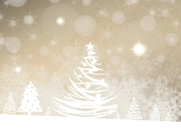 Nieuwjaar Banner Kerstmis Kunst Achtergrond — Stockfoto
