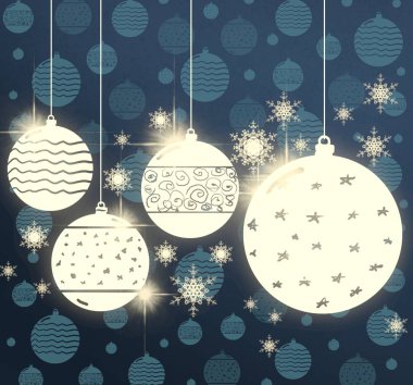 Soyut Noel tebrik kartı arkaplanı