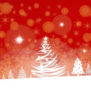 mutlu yeni yıl arka plan ile Noel ağacı