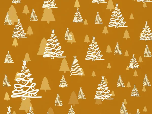 Vector Illustration Christmas Tree — Stock Photo, Image