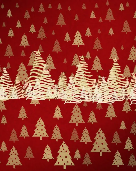 Abstract Kerstgroet Kaart Achtergrond — Stockfoto