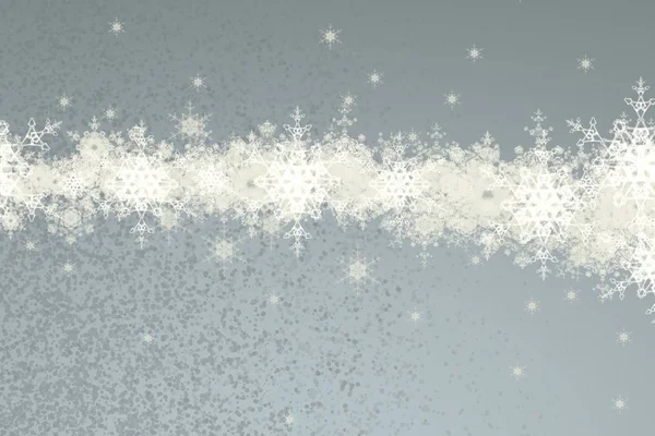 Weihnachten Himmel Hintergrund Mit Schnee — Stockfoto