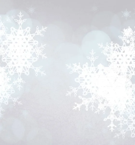 Natal Fundo Brilhante Com Flocos Neve — Fotografia de Stock