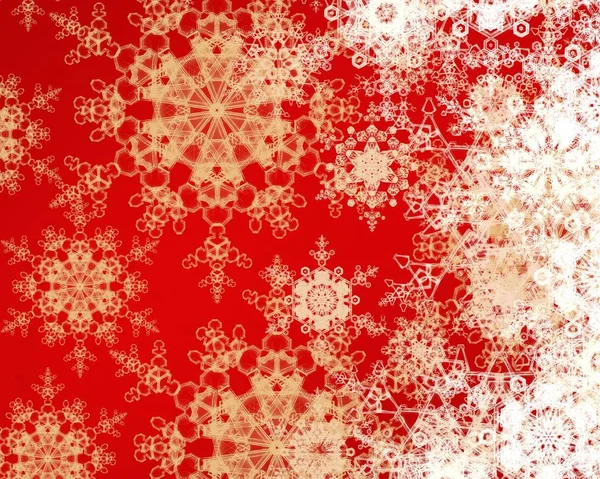 Abstract Seamless Background Snowflakes — Stock Photo, Image