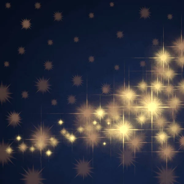 Fondo Abstracto Navidad Con Estrellas —  Fotos de Stock