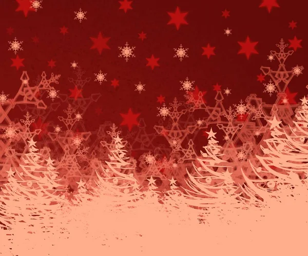 Weihnachten Abstrakt Winter Plakat Neujahr Tapete Illustration — Stockfoto