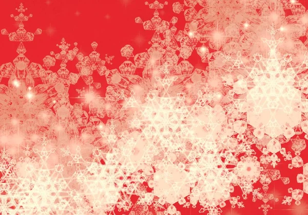 Kerst Abstract Winter Poster Nieuwjaar Wallpaper Illustratie — Stockfoto