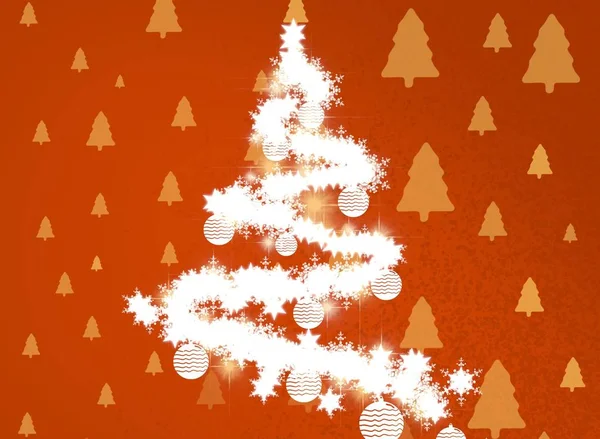 装饰背景上的雪花图案 神圣的圣诞节活动时间 平安夜装饰纹理图像 庆祝纸卡 — 图库照片