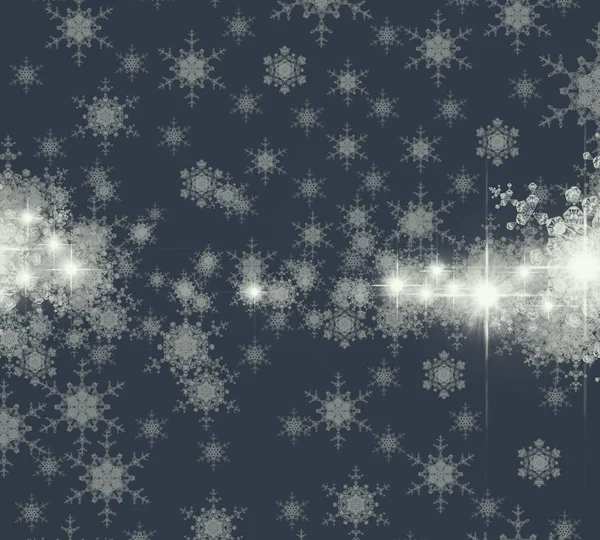 Χριστούγεννα Αφηρημένη Φόντο Νιφάδες Χιονιού — Φωτογραφία Αρχείου