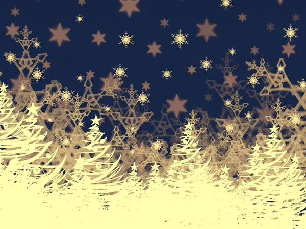 Vector Seamless Background Snowflakes — Stock Photo, Image