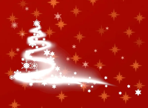 Christmas Sky Bakgrund Med Stjärnor — Stockfoto