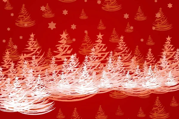 Vector Illustration Christmas Tree — Stock Photo, Image