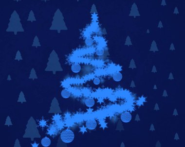 parlak Noel arka plan