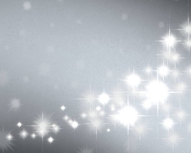 Kar taneleriyle soyut noel arkaplanı