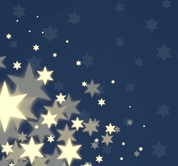 星と青空の背景 — ストック写真