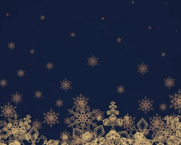 Natale Sfondo Lucido Con Fiocchi Neve — Foto Stock